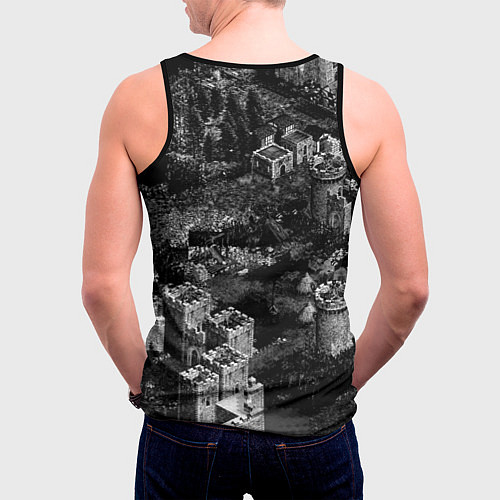 Мужская майка без рукавов Stronghold Crusader Definitive Edition / 3D-Черный – фото 4