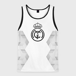 Мужская майка без рукавов Real Madrid white poly