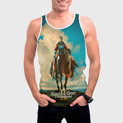 Майка-безрукавка мужская Идржих на коне Kingdom come deliverence 2, цвет: 3D-белый — фото 2