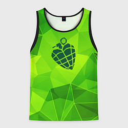 Майка-безрукавка мужская Green Day green poly, цвет: 3D-черный