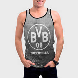 Майка-безрукавка мужская Borussia - grey gradient, цвет: 3D-черный — фото 2