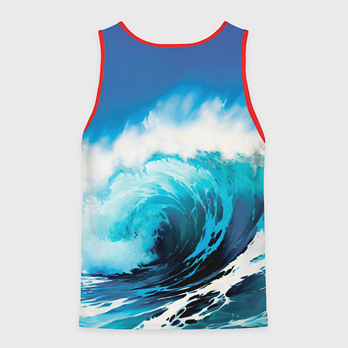 Мужская майка без рукавов Все дуреют с этой красоты / 3D-Красный – фото 2