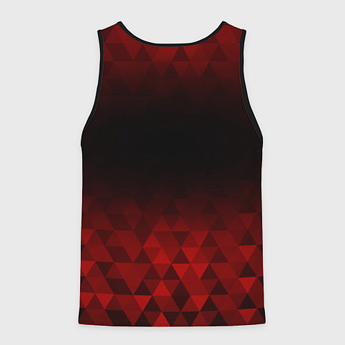 Мужская майка без рукавов Sally Face red poly / 3D-Черный – фото 2