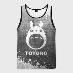 Мужская майка без рукавов Totoro - grey gradient