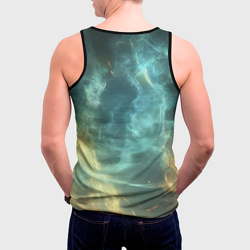 Мужская майка без рукавов Выход из Джокера / 3D-Черный – фото 4