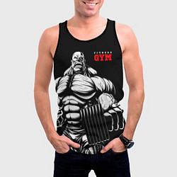 Майка-безрукавка мужская Fitness GYM - jock, цвет: 3D-черный — фото 2