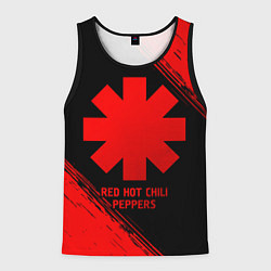 Мужская майка без рукавов Red Hot Chili Peppers - red gradient