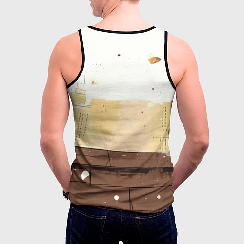 Мужская майка без рукавов Мини человек-паук / 3D-Черный – фото 4