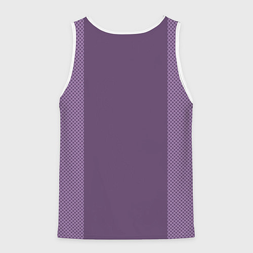 Мужская майка без рукавов Sport фиолетовый / 3D-Белый – фото 2