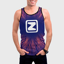 Майка-безрукавка мужская Zotye red energy, цвет: 3D-черный — фото 2