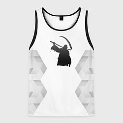 Майка-безрукавка мужская Children of Bodom white poly, цвет: 3D-черный