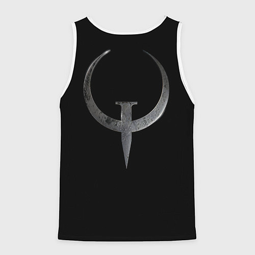 Мужская майка без рукавов Quake champions - Ranger / 3D-Белый – фото 2