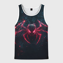 Майка-безрукавка мужская Спайдер-мэн с лапами паука, цвет: 3D-белый