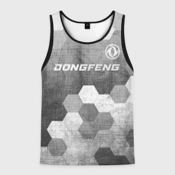 Майка-безрукавка мужская Dongfeng - grey gradient посередине, цвет: 3D-черный