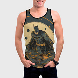Майка-безрукавка мужская Бэтмен крадется, цвет: 3D-черный — фото 2