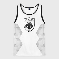 Мужская майка без рукавов AEK Athens white poly