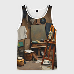 Мужская майка без рукавов Мастерская художника