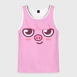 Майка-безрукавка мужская Dwaekki skzoo, цвет: 3D-белый