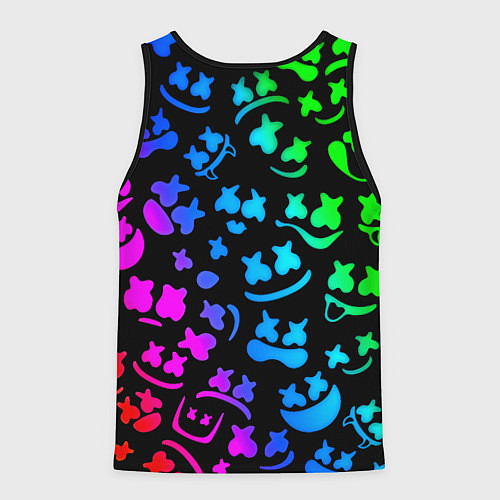 Мужская майка без рукавов Marshmello x NASA gradient / 3D-Черный – фото 2