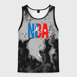 Мужская майка без рукавов NASA неоновый огонь