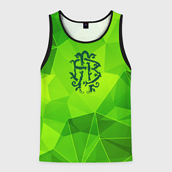 Майка-безрукавка мужская Nickelback green poly, цвет: 3D-черный