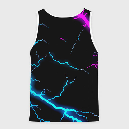 Мужская майка без рукавов Dota неоновый шторм / 3D-Белый – фото 2