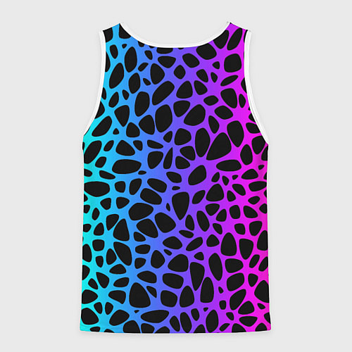 Мужская майка без рукавов Кактус инопланетянин / 3D-Белый – фото 2