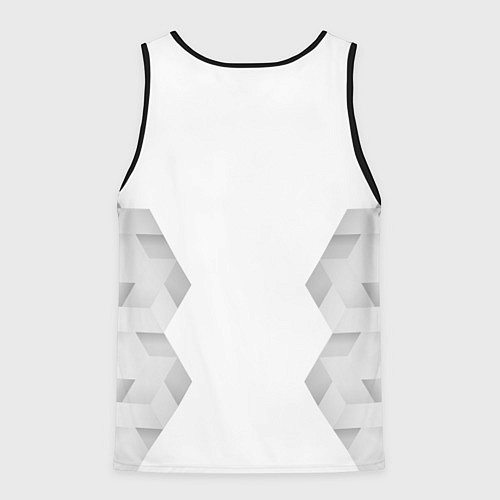 Мужская майка без рукавов Linkin Park white poly / 3D-Черный – фото 2