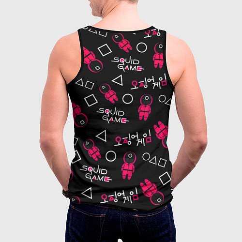 Мужская майка без рукавов Monster energy x Ojingeo geim / 3D-Черный – фото 4