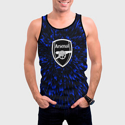 Майка-безрукавка мужская Arsenal blue energy, цвет: 3D-черный — фото 2