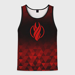 Майка-безрукавка мужская Dead Space red poly, цвет: 3D-черный