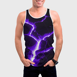 Майка-безрукавка мужская The rift, цвет: 3D-белый — фото 2