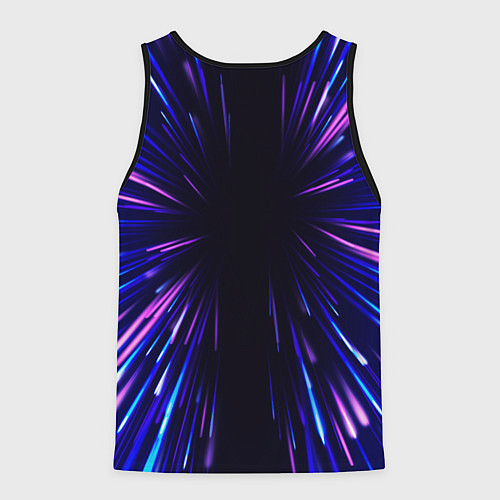 Мужская майка без рукавов Coldplay neon energy / 3D-Черный – фото 2