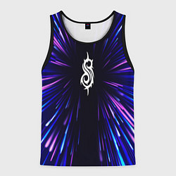 Майка-безрукавка мужская Slipknot neon energy, цвет: 3D-черный