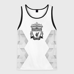 Мужская майка без рукавов Liverpool white poly