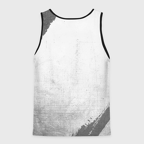 Мужская майка без рукавов DanMachi - white gradient / 3D-Черный – фото 2