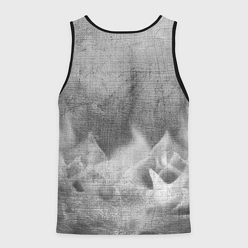 Мужская майка без рукавов Stumble Guys - grey gradient посередине / 3D-Черный – фото 2