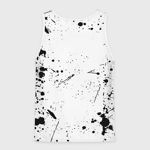 Мужская майка без рукавов Monster energy брызги красок / 3D-Белый – фото 2