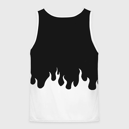 Мужская майка без рукавов Monster energy red logo / 3D-Белый – фото 2