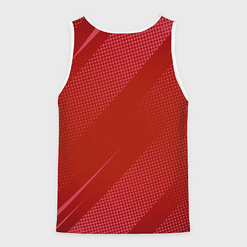 Мужская майка без рукавов Audi - абстракция / 3D-Белый – фото 2