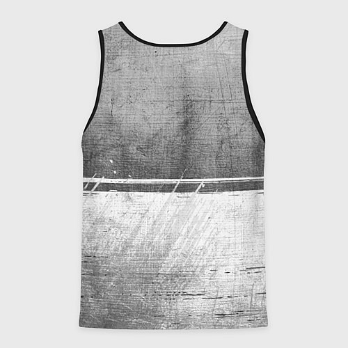 Мужская майка без рукавов Evanescence - grey gradient посередине / 3D-Черный – фото 2