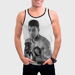 Майка-безрукавка мужская Young Muhammad Ali, цвет: 3D-черный — фото 2