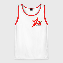 Майка-безрукавка мужская Праздник-9 мая, цвет: 3D-красный