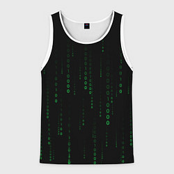 Мужская майка без рукавов Color black green