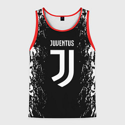 Майка-безрукавка мужская Juventus краски белые, цвет: 3D-красный