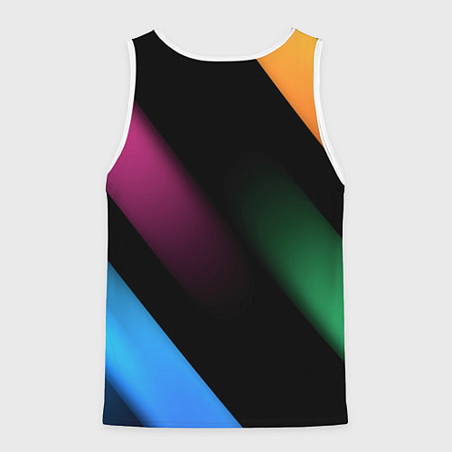 Мужская майка без рукавов Multicoloured / 3D-Белый – фото 2