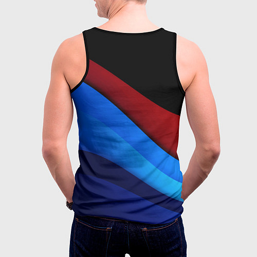 Мужская майка без рукавов Multicoloured / 3D-Черный – фото 4