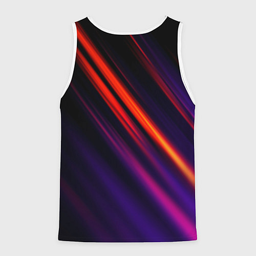 Мужская майка без рукавов Multicolored / 3D-Белый – фото 2