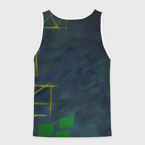 Мужская майка без рукавов Джейн Доу из ззз / 3D-Белый – фото 2