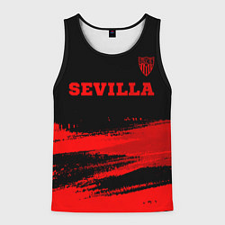 Мужская майка без рукавов Sevilla - red gradient посередине